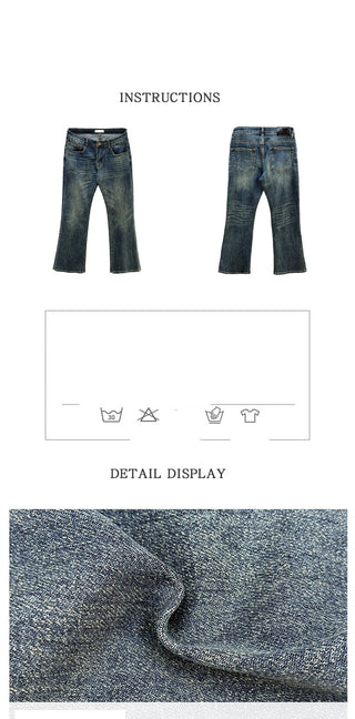 scratch bootcut jeans