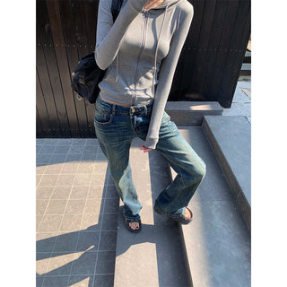 scratch bootcut jeans