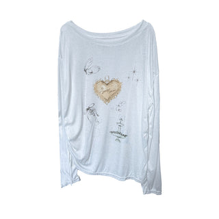 heart print Top