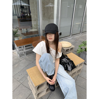 irregular shoulder Top