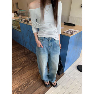 pocket wide jeans