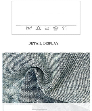 split denim shorts