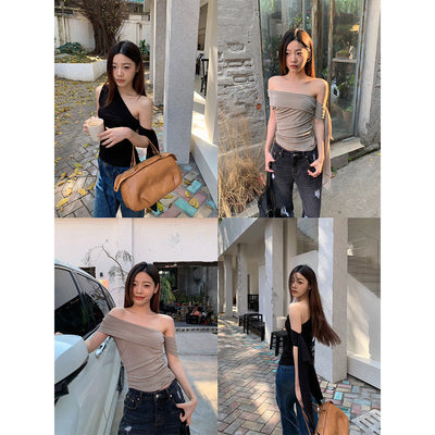 ribbon off-shoulder