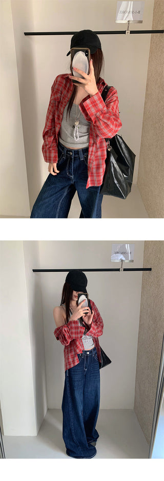 western plaid shirt