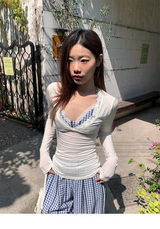 plaid suit set