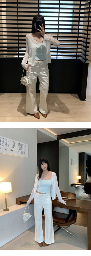 stretch bootcut jeans