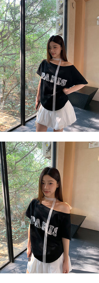 drawstring bud skirt