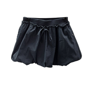 drawstring bud skirt