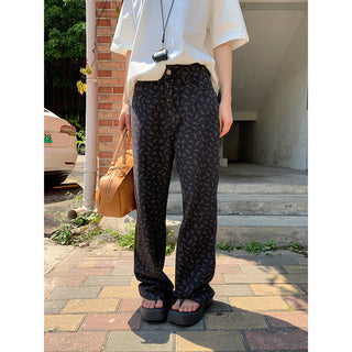 vintage floral jeans