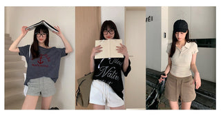 drawstring hot shorts