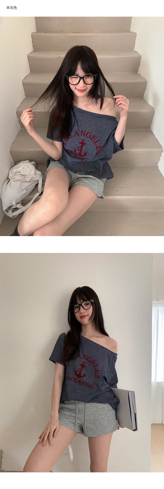 drawstring hot shorts
