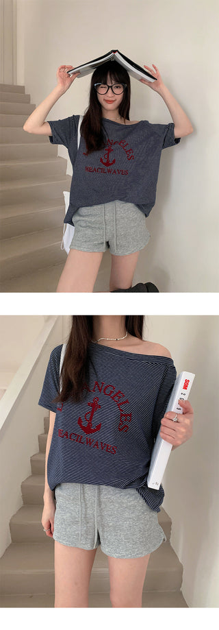 drawstring hot shorts