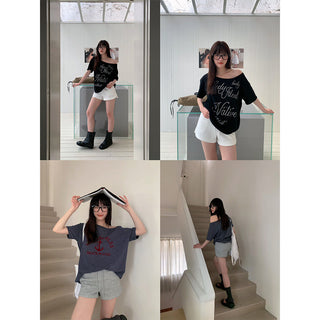 drawstring hot shorts