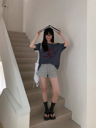 drawstring hot shorts
