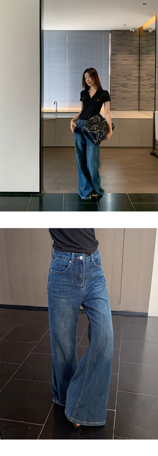 open pocket jeans
