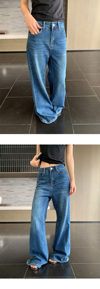 open pocket jeans