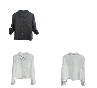 lace-up western shirt