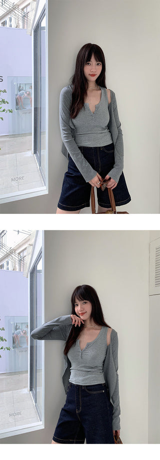 denim shorts