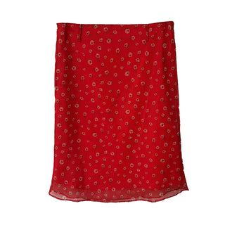 floral lined skirt
