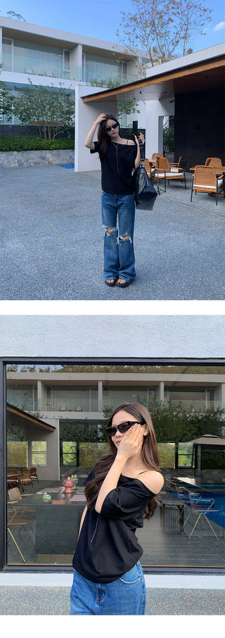off-shoulder Top