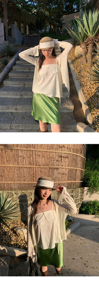 satin acetate skirt