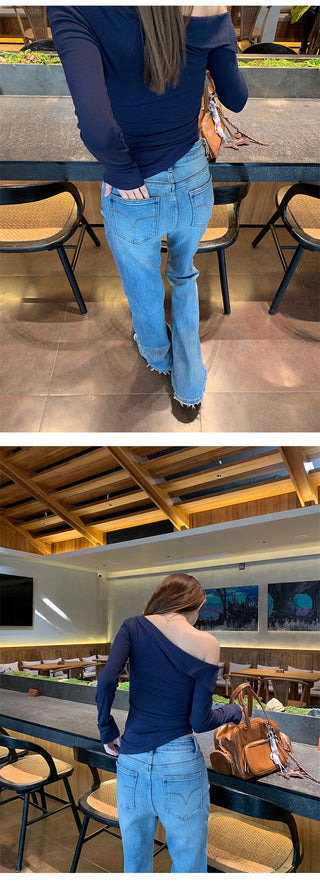 scratch skinny jeans