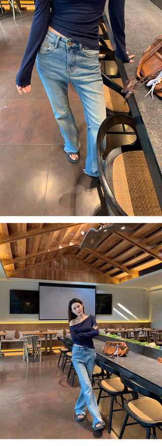 scratch skinny jeans