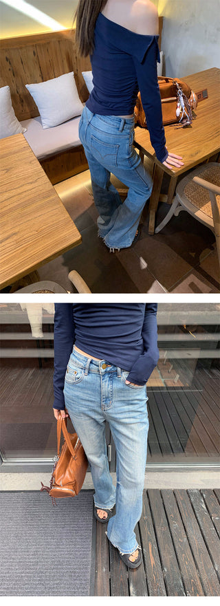 scratch skinny jeans