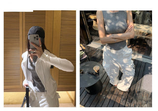 drawstring work pants