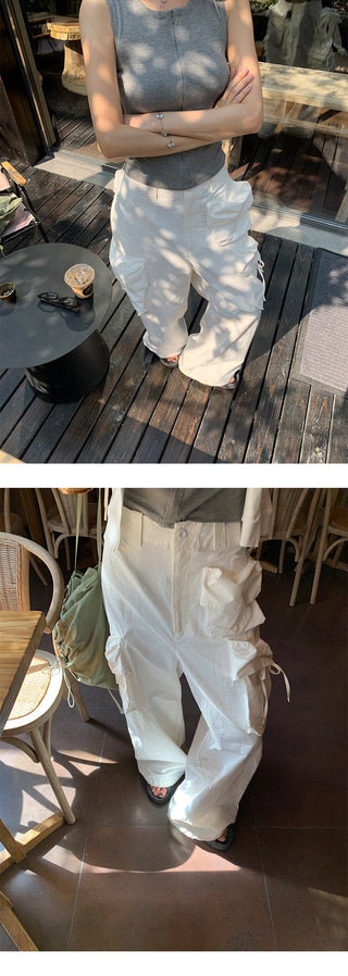 drawstring work pants