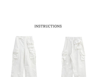 drawstring work pants