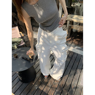 drawstring work pants