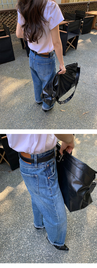pocket wide jeans