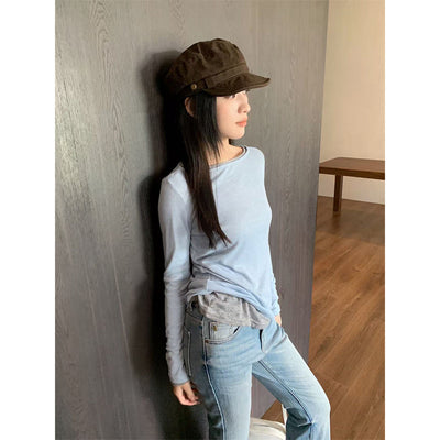 micro-fold blouse