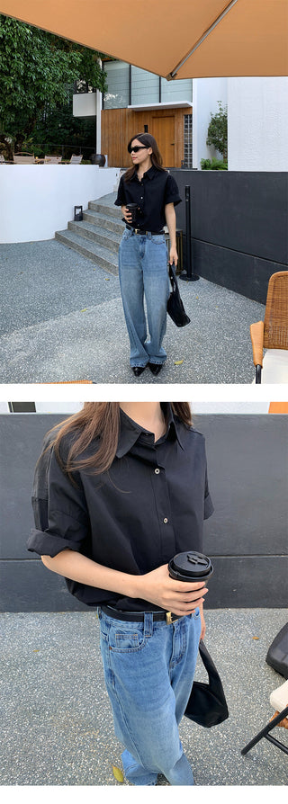 basic wide jeans