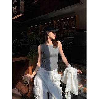 zipper micro top