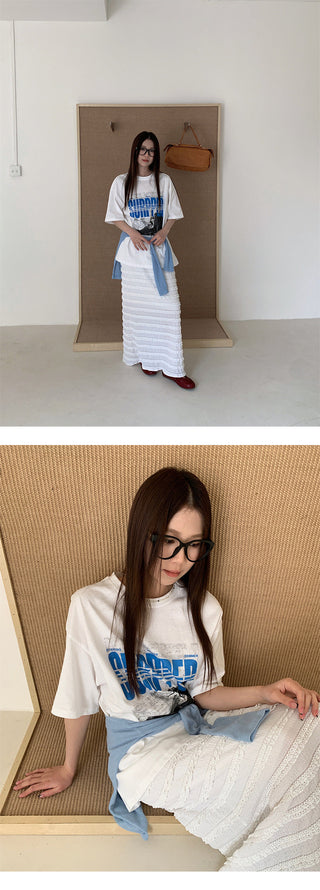 layered wooden skirt