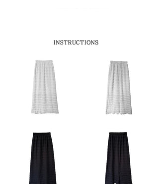 layered wooden skirt