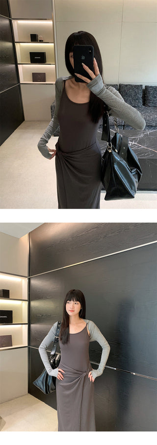 twist sling dress