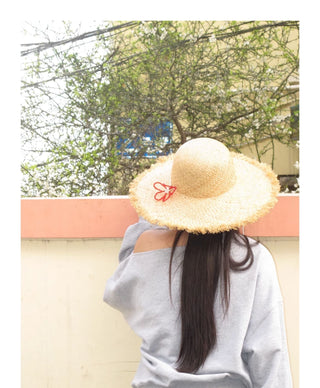 foldable straw hat