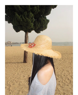 foldable straw hat