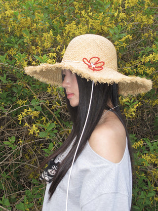 foldable straw hat