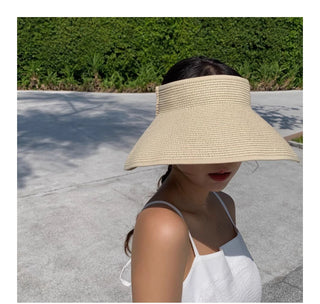 foldable straw hat