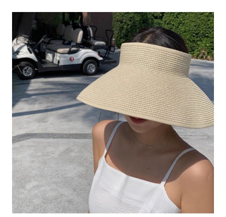 foldable straw hat