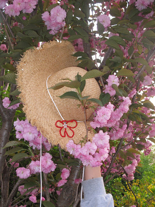 foldable straw hat