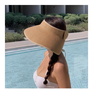 foldable straw hat