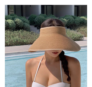 foldable straw hat