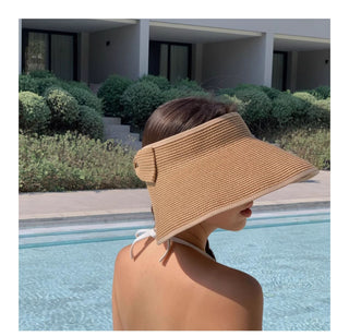foldable straw hat