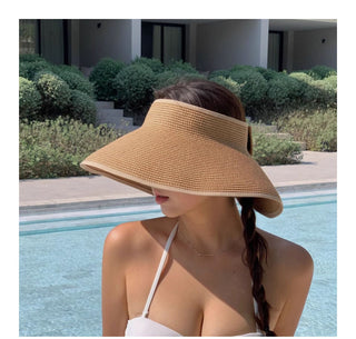 foldable straw hat