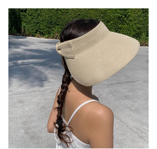 foldable straw hat
